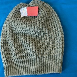 New olive green beanie